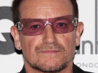 Bono Vox kam auch zu den "Men of the Year"-Awards ...