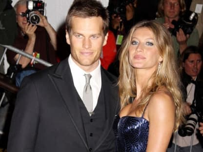 Gisele Bündchen und ihr frisch angetrauter Mann Tom Brady