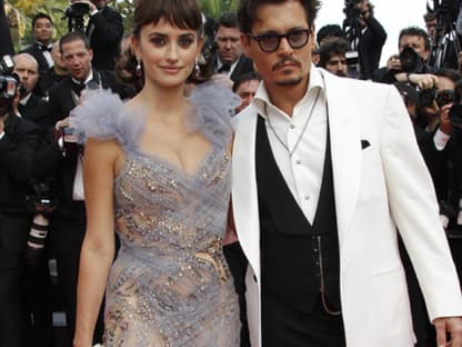 Derzeit sind die beiden auf großer Promo-Tour. Nach ihrem Besuch in Cannes wird Penélope Cruz Halt in München machen - leider ohne Johnny Depp