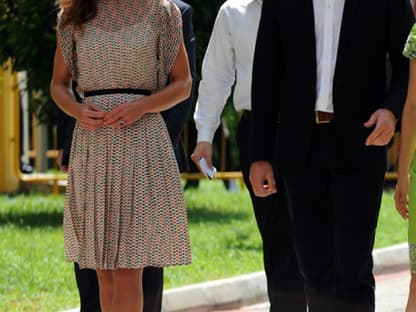 Kate und William bei ihrem Asien-Trip