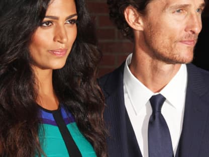 Matthew McConaughey und seine Frau Camilla Alves