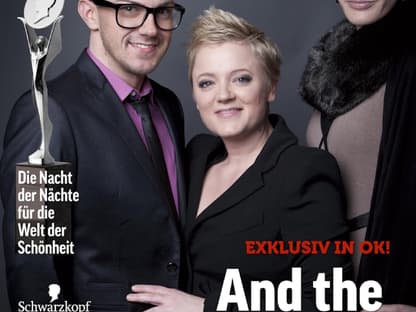 Einmal im Leben das Cover der OK!   zieren! Für die Gäste des „German Hairdressing Award 2012“ wurde dieses   Traum Wirklichkeit. Jeder Gast des Gala-Abends konnte an einem  persönlichen  OK! Fotoshooting teilnehmen - und die tollen Ergebnisse  sehen  Sie hier! Viel Spaß beim Durchklicken!﻿