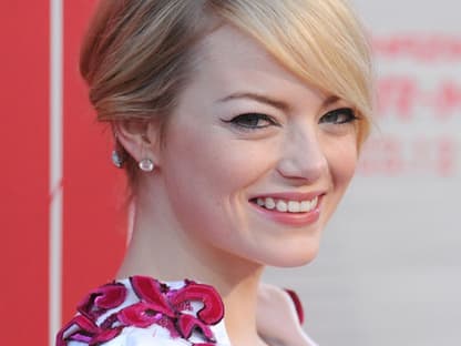 Sie strahlte: Schauspielerin Emma Stone