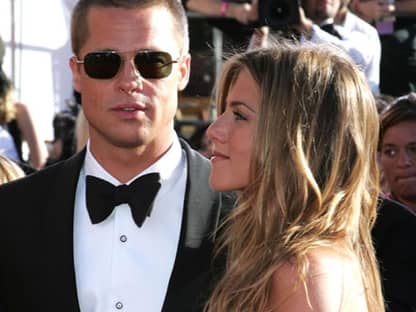 Aniston mit Ex-Mann Brad Pitt