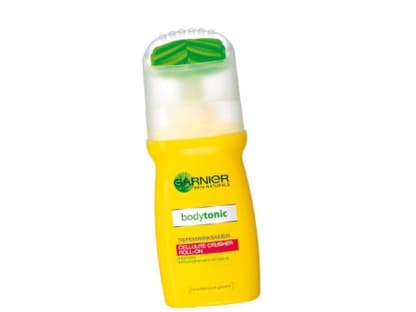 Die Sportliche - Aktiv und Schlank:
GlÃ¤ttet mit Koffein´­ und Pflanzenfasern: "Bodytonic Tiefenwirksamer Cellulite Crusher Roll-on" von Garnier, 150 ml ca. 12 Euro  