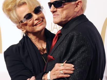 Auch Sänger Heino und seine Frau Hannelore wollten der Fastfood-Kette zum runden Geburtstag gratulieren