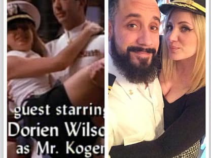 A.J. und seine Frau gehen hingegen als "Ross" und "Rachel" der Kult-Serie "Friends"