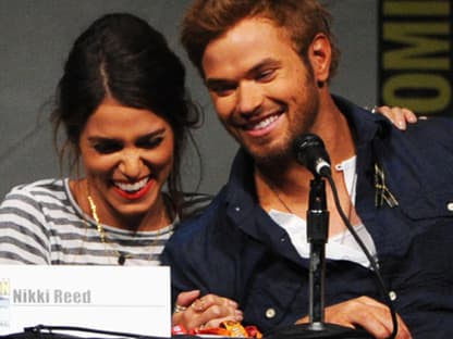 Nikki Reed und Kellan Lutz auf der Pressekonferenz zu "The Twilight Saga: Breaking Dawn - Part 2"