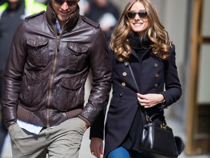 Ganz leger - und trotzdem immer wieder ein Hingucker: Johannes Huebl und Olivia Palermo in ihrer Heimatstadt New York