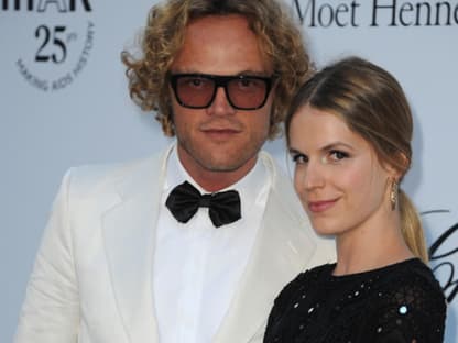 Pucci-Designer Peter Dundas und Eugenie Niarchos