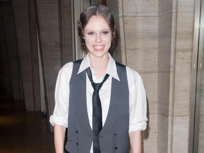 Kam im Herrenlook: Model Coco Rocha