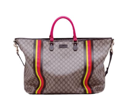 Weekender mit Logo´­prÃ¤gung von Gucci, ca. 890 Euro