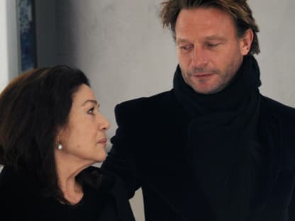 Hannelore Elsner und Thomas Kretschmann﻿, der eine bewegende Rede hielt