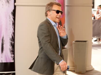 Christoph Waltz sitzt in der Jury und ist mittlerweile eingeflogen