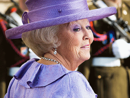 Alle großen Namen des europäischen Adels kamen zur Hochzeit nach Luxemburg. Hier:´ Königin Beatrix der Niederlande