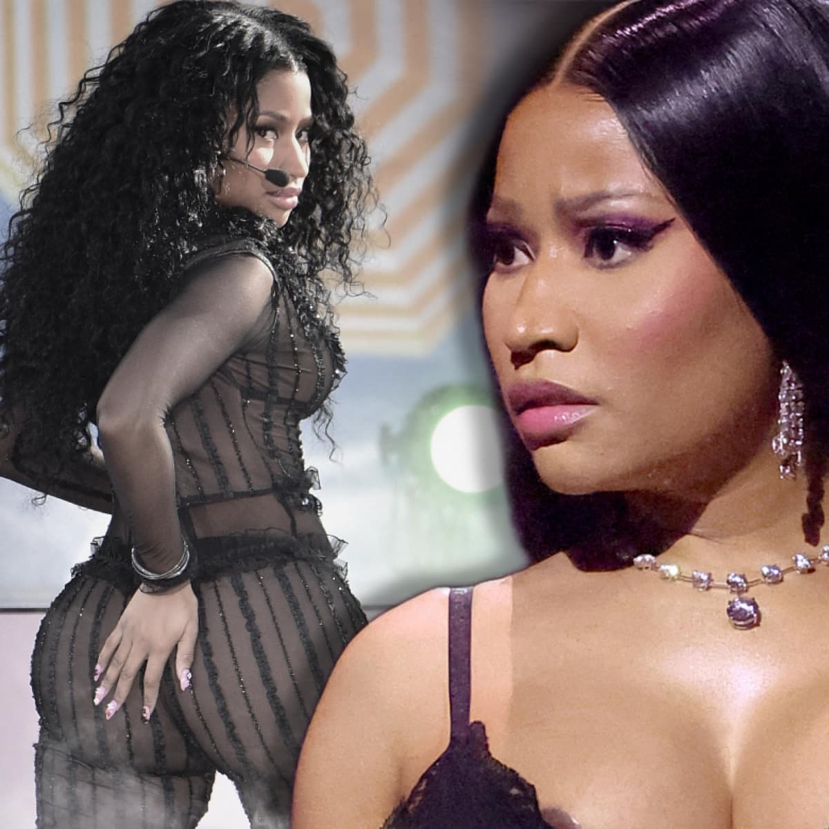 Nicki Minaj falsche Brust