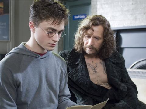 Daniel Radcliffe und Gary Oldman als Harry Potter und Sirius Black