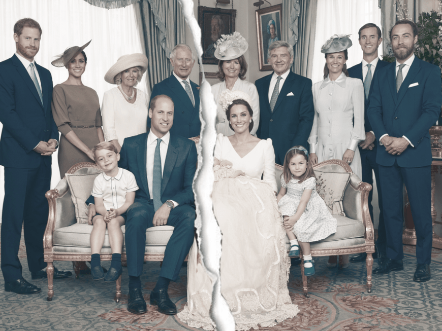 Taufe von Prinz Louis - Familienbild der Royal Family