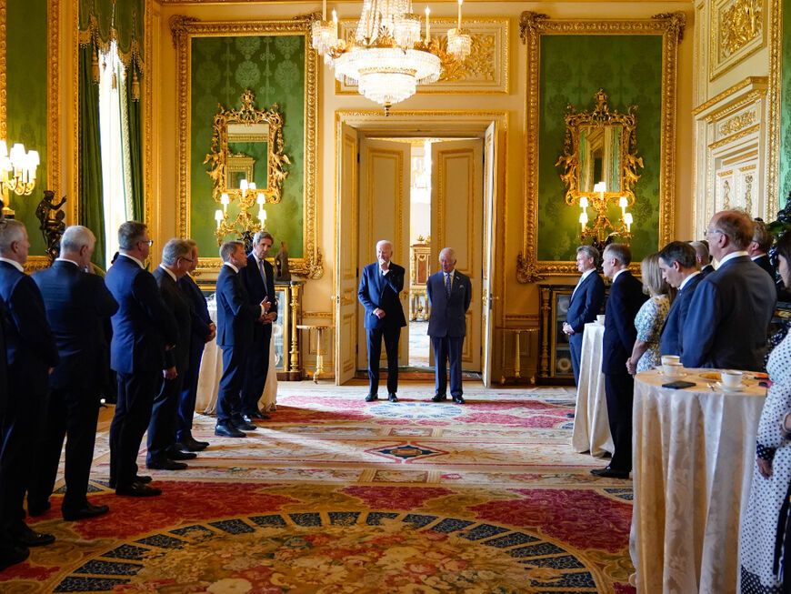 König Charles III. empfängt Joe Biden im Windsor Castle