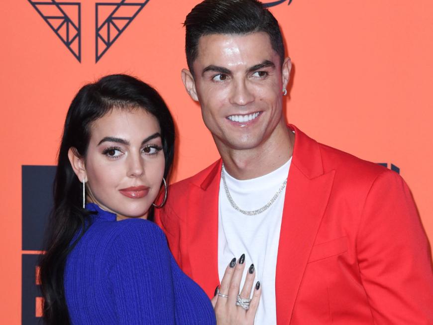 Fußballer Cristiano Ronaldo mit Freundin Georgina Rodriguez