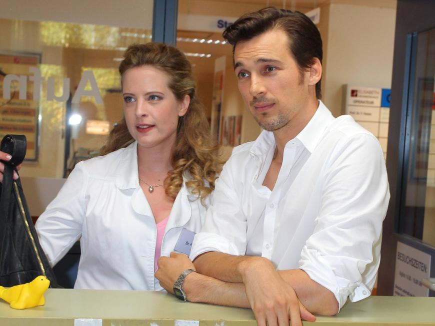 Diana Amft und Florian David Fitz als Gretchen Haase und Marc Meier in "Doctor's Diary"