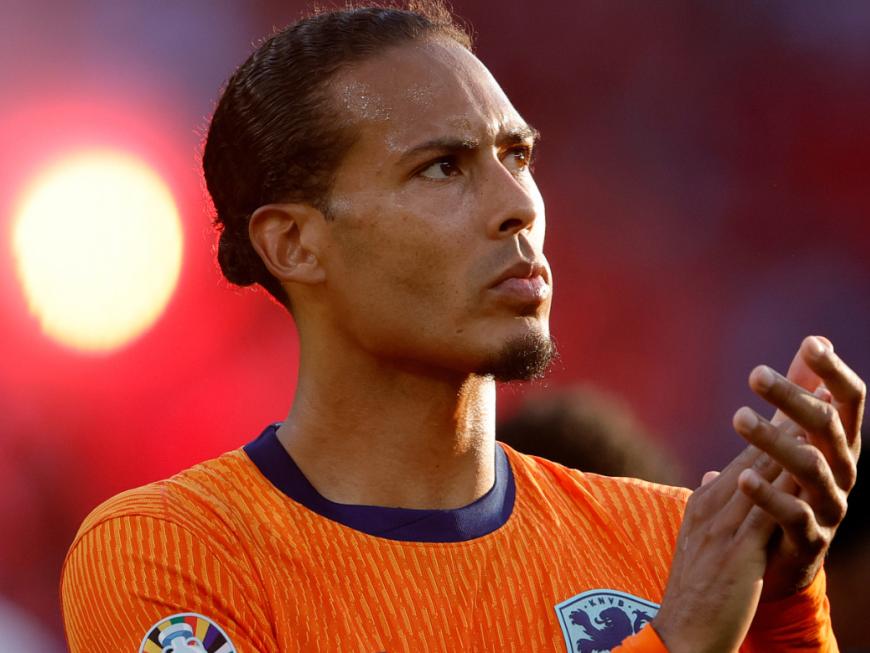 Virgil van Dijk für die Niederlande bei der Fußball-EM 2024