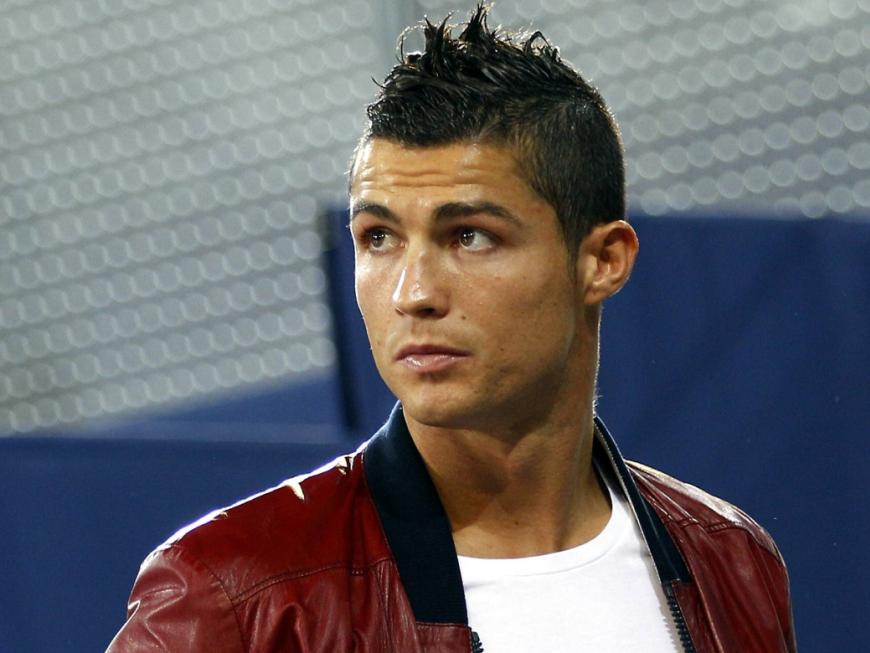 Cristiano Ronaldo mit gestylten Haaren, 2010